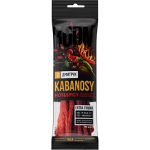 Мясные снеки Дмитрук HOT&SPISY из свинины со вкусом острого перца чили 100 г (4820247140064): Вес нетто 100 г