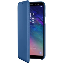Чехол для телефонов Samsung Wallet Flip Cover Blue (EF-WA605CLEGRU) for Samsung A605 Galaxy A6 Plus 2018: Совместимость Samsung A605 Galaxy A6 Plus 2018