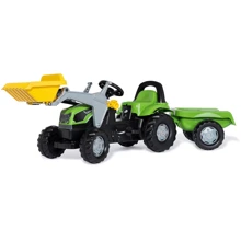 Трактор с прицепом и ковшом Rolly Toys rollyKid Deutz-Fahr 5115 G TB Зелёный (023196): Вид трактор