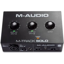 Аудиоинтерфейс M-AUDIO MTRACKSOLOII: Тип Внешние