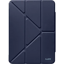 Аксессуар для iPad LAUT HUEX FOLIO Y Tri-Fold Stand with Apple Pencil Dark Blue (L_IPP24L_HF_NV) for iPad Pro 13 2024 M4: Цвет синий