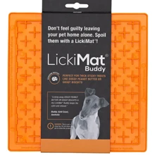 Килимок для повільного харчування LickiMat Buddy orange для собак (9349785000456): Тип Лизательные коврики