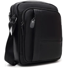 Мужская сумка через плечо Keizer черная (k14014-black): Пол Мужской