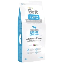 Сухой корм для щенков гигантских пород Brit Care GF Junior Large Breed Salmon & Potato с лососем 12 кг (8595602510092): Тип Сухой корм