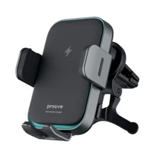 Держатель Proove Car Holder Air Vent Triple Clamp Pro 15W Black (WHTP15010004): Производитель Proove