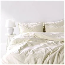 Комплект постільної білизни SoundSleep Stonewash Adriatic milky ранфорс сімейний молочний (93315609): Матеріал ранфорс
