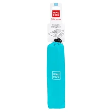 Миска складная WAUDOG Silicone 385х230х50 мм голубой (50802): Тип Миски
