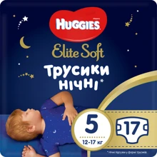 Huggies Elite Soft 5 Overnights Pants 17 (12-17 кг): Тип Подгузники-трусики