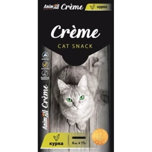 Лакомство AnimAll Сrème для котов с курицей 6х15 г (176400): Вид Стики