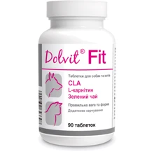 Витаминно-минеральная добавка Dolfos Dolvit Fit для собак и кошек с избыточным весом 90 табл. (5936-90): Производитель Dolfos