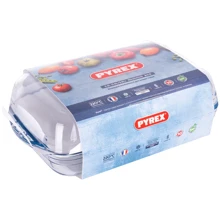 Жаропрочное стекло PYREX 5.2 л (2.6л+2.6л) (555A000): Тип кастрюля