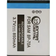 Аккумулятор ExtraDigital Samsung BP70A: Тип аккумулятор