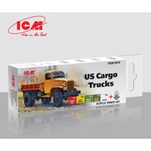 Набор красок ICM для грузовых автомобилей США 6 шт. (ICM3019): Производитель ICM