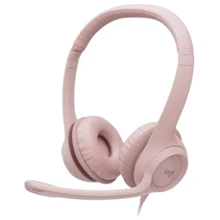 Наушники Logitech H390 USB Rose (981-001281): Тип конструкции накладные