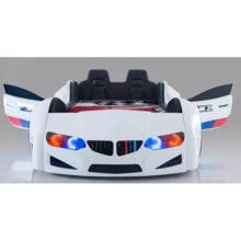 Детская кровать машина BMW VIP белая: Тип классическая