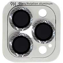 Защитное стекло для iPhone Epik Metal Shine Silver for Camera iPhone 15 Pro / 15 Pro Max: Тип защиты экрана на камеру
