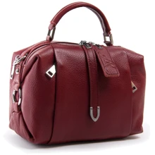 Жіноча сумка саквояж Alex Rai 03-01 8762-9 red-wine червона (34367): Стать жіночий