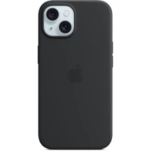 Чехол для iPhone Apple iPhone 15 Silicone Case with MagSafe - Black (MXPD3ZM/A): Цвет черный