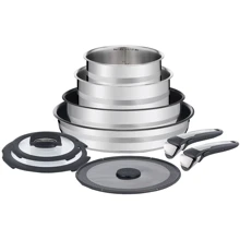 Tefal Ingenio Jamie Oliver 9 предметов (L9569132): Материал корпуса нержавеющая сталь
