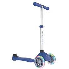Самокат GLOBBER серии PRIMO LIGHTS, синий, колеса с подсветкой, до 50кг, 3+, 3 колеса (423-100-3): Количество колес 3