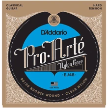 Струна для гитар Струны D`ADDARIO EJ48 PRO ARTE 80/20 BRONZE WOUND HARD TENSION: Тип Комплект струн