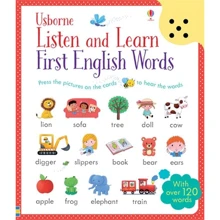 Listen and Learn First English Words / Интерактивная книга Слушай и учись Первые английские слова: Производитель Usborne