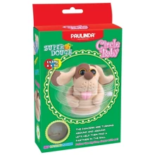 Масса для лепки Paulinda Super Dough Circle Baby Собака заводной механизм, коричневая (PL-081177-6): Производитель PAULINDA