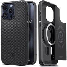 Чехол для iPhone Spigen Core Armor MagFit Matte Black (ACS06467) or iPhone 15 Pro: Цвет черный