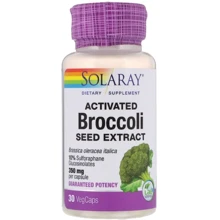Solaray, Activated Broccoli Seed Extract, 350 mg, 30 VegCaps (SOR-28246): Форма выпуска Капсулы