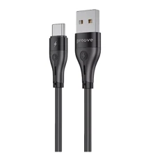 Кабель Proove USB Cable to USB-C Soft Silicone 2.4A 1m Black: Тип USB Cable - USB-C
