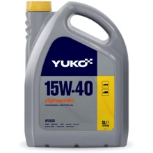 Олія моторна YUKO Dynamic 15W-40 API SG/CD, 5л: Тип Полусинтетическое