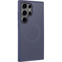 Чохол для телефона Mobile Case TPU+PC Металеві кнопки з MagSafe Colorful Navy Blue для Samsung S928 Galaxy S24 Ultra: Сумісність Samsung S928 Galaxy S24 Ultra