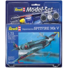 Подарунковий набір Revell Літак Spitfire Mk V 1:72 (64164): Виробник Revell