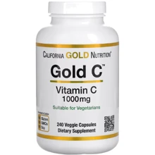 California Gold Nutrition Gold C Vitamin C Витамин С 1000 мг 240 растительных капсул: Тип Витамин C