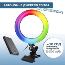 Кольцевая лампа Ripoint RGB с креплением к ноутбуку (AC-03): Производитель Ripoint