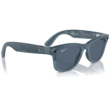 Смарт-окуляри Ray-Ban Meta Wayfarer Matte Jeans Frame - Dusty Blue Lenses size L (RW4006 67552V 53-22): Виробник Ray-Ban