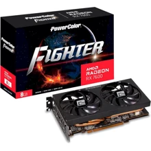 Видеокарта PowerColor Fighter AMD Radeon RX 7600 8GB GDDR6 (RX 7600 8G-F): Объем памяти, Гб 8