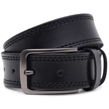 Чоловічий ремінь Borsa Leather чорний (115v1fx93-black): Стать Мужской