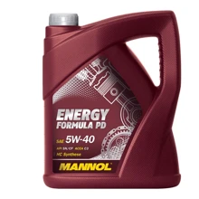 Моторне масло MANNOL ENERGY FORMULA PD 5W-40 5л: Тип HC (гідрокрекінг)