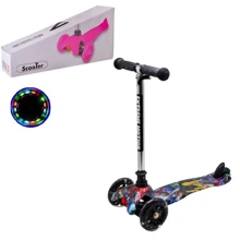 Самокат триколісний Scooter Місто героїв з принтом (SC20110): Кількість коліс 3