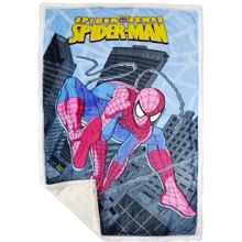 Плед-одеяло HomeBrand детское велюр с шерпой Spider 110х140 см (45741): Тип плед