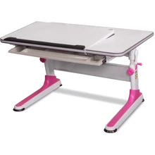 Стол Mealux Monako Pink (арт.BD-503 P) - столешница белая / цвет пластика розовый: Тип Парта