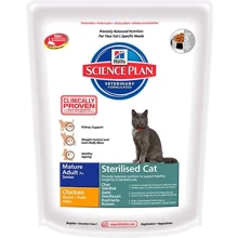 Корм для кошек Hill's Science Plan Feline Mature Adult 7+ Sterilised Cat Chicken 0.3 кг: Тип Сухой корм