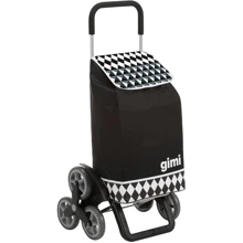 Сумка-тележка Gimi Tris 56 Optical Black: Цвет черный