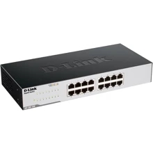 Сетевой коммутатор D-Link GO-SW-16G: Порты только Gigabit Ethernet (10/100/1000)