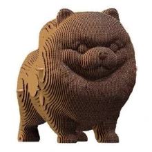 Картонный конструктор Cartonic 3D Puzzle Pomeranian spitz: Вид флора и фауна