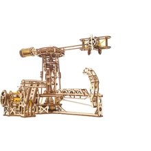 Механічний 3D пазл UGEARS "Авіатор" (70053): Вид військова, повітряна техніка, кораблі, поїзди