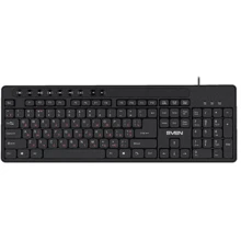 Клавиатура SVEN KB-C3060 Black (00600209): Подключение проводное