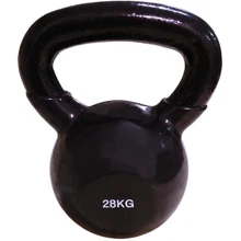 Гиря SPART вінілова 28 кг (DB2174-28Blk): Вага, кг 28