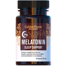 Голден-фарм Melatonin Sleep Support Мелатонін 3 мг 60 капсул: Форма випуску Капсулы